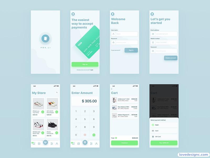 POS App 概念设计源文件下载-爱设计爱分享c