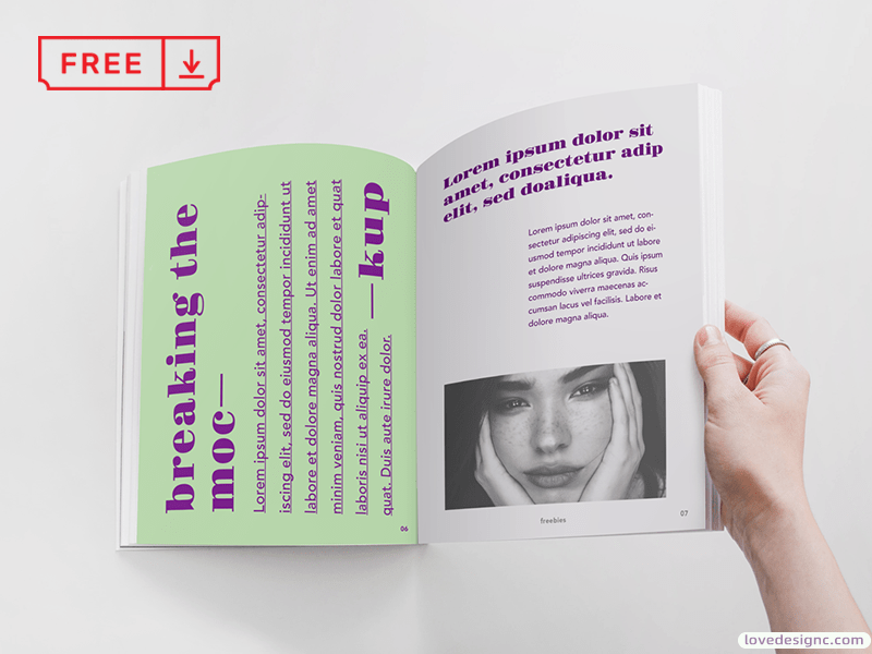 Magazine PSD Mockup-爱设计爱分享c